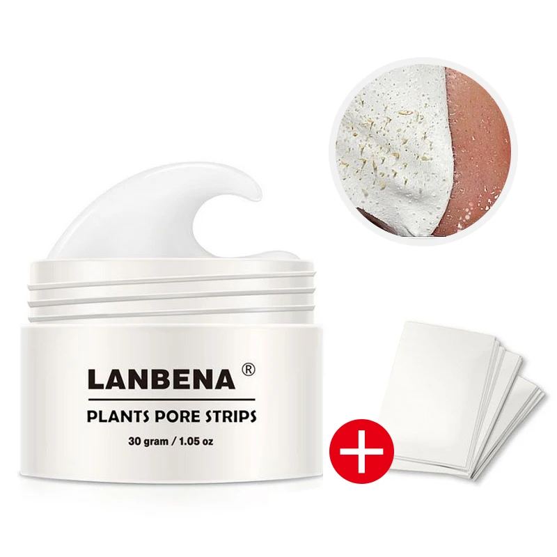 

LANBENA Blackhead Remover Face Mask Acne Treatment Nose Peeling Fabric Mask Deep Cleansing Pore Contraction Skin Care Unisex