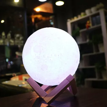 

AiSmart Moon colorful mini speaker portable outdoor wireless bluetooth speaker night light bluetooth 4.1 support SD card slot