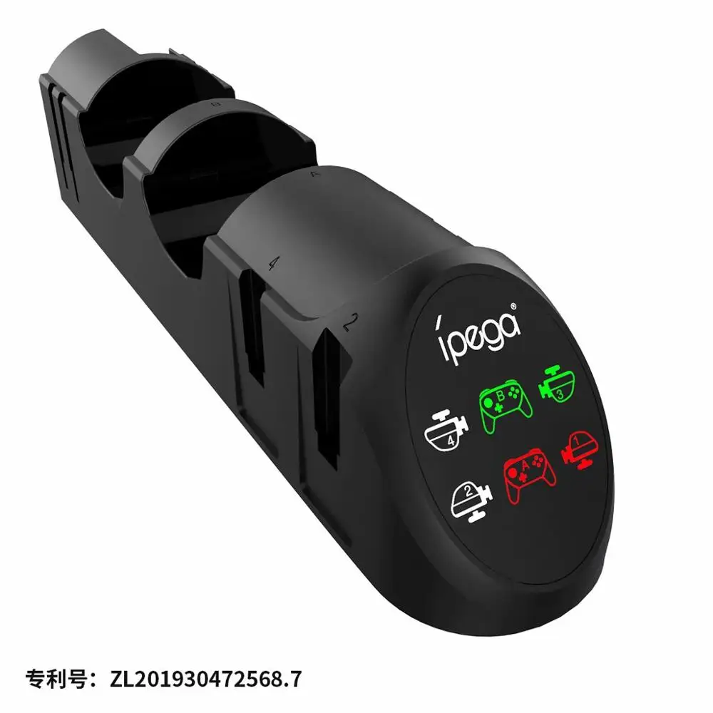 IPEGA PG-9187 светодиодный зарядная док-станция для NS Switch Joy-Con для контроллера Switch PRO