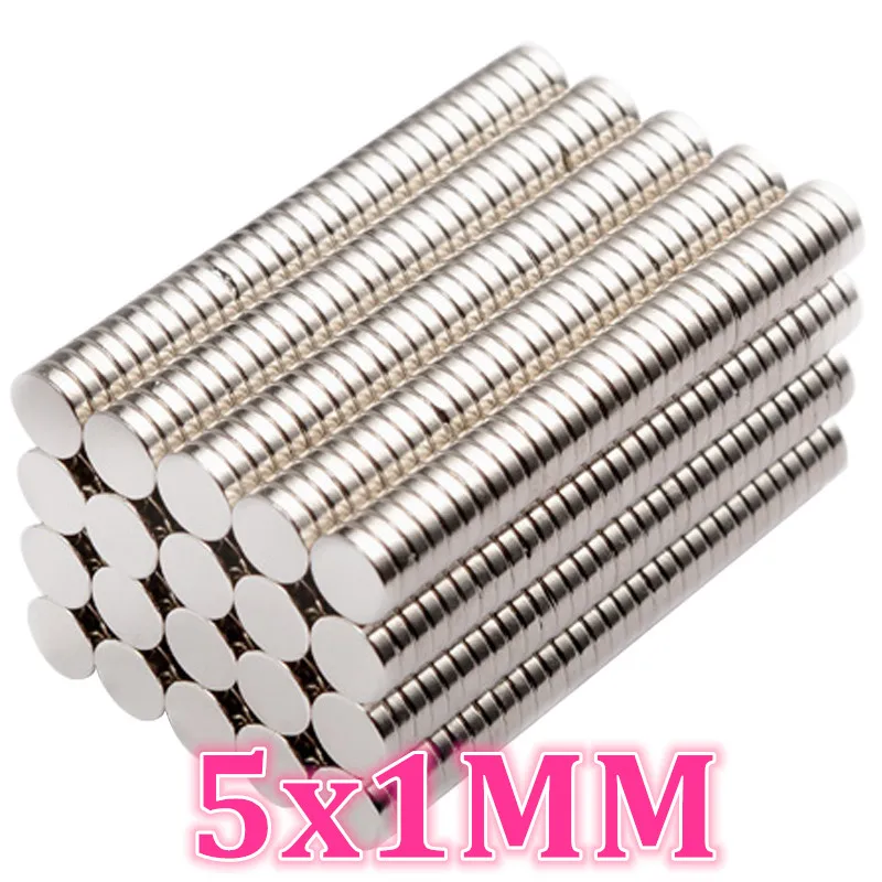 5-100Pcs Block Round Disc Magnets Rare-Earth N35 Neodymium Magnet 6x1mm 25x2mm