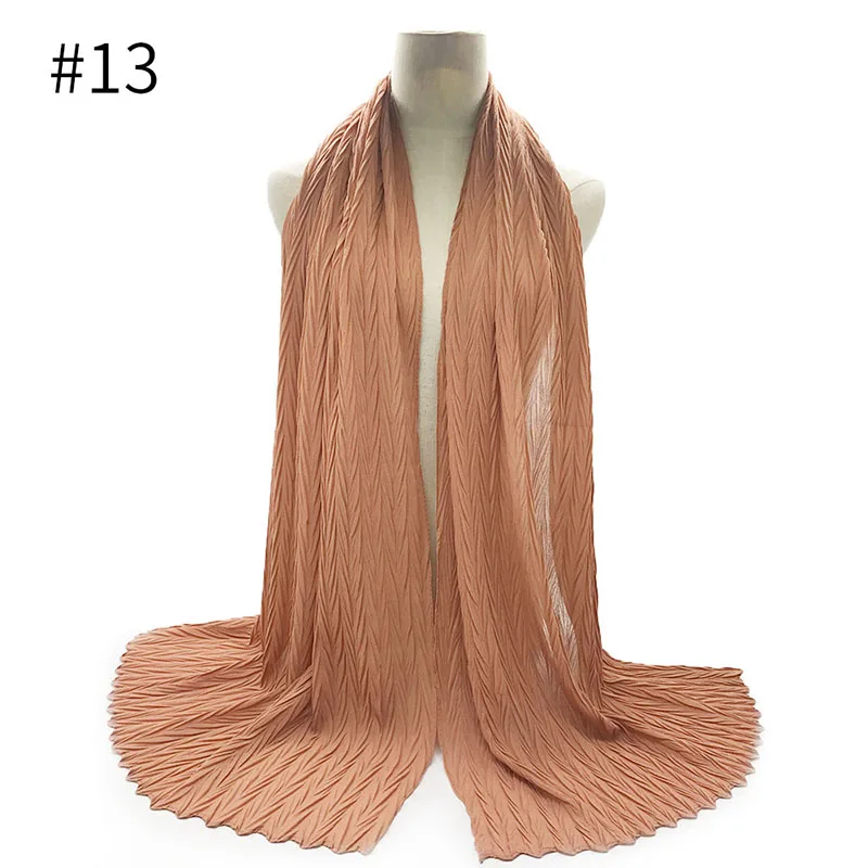 1 шт. женский шарф простые складные Макси шарфы форма сплошной шаль пэчворк дизайн мягкий мусульманский хиджаб роскошный бренд 10 шт./лот