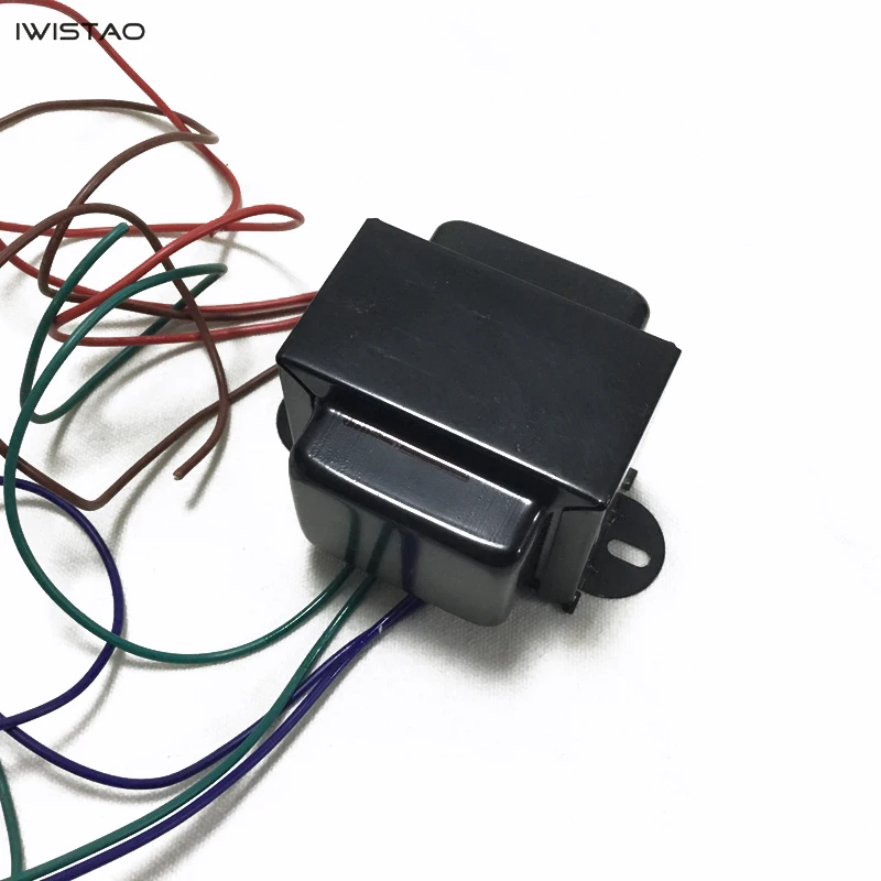 

IWISTAO Power Transformer 35W EI for Tube Preamplifier Input AC230V Output Voltage 180V 0.15A 6.3V/1A (2) 12AX7/T7/U7 HIFI Audio