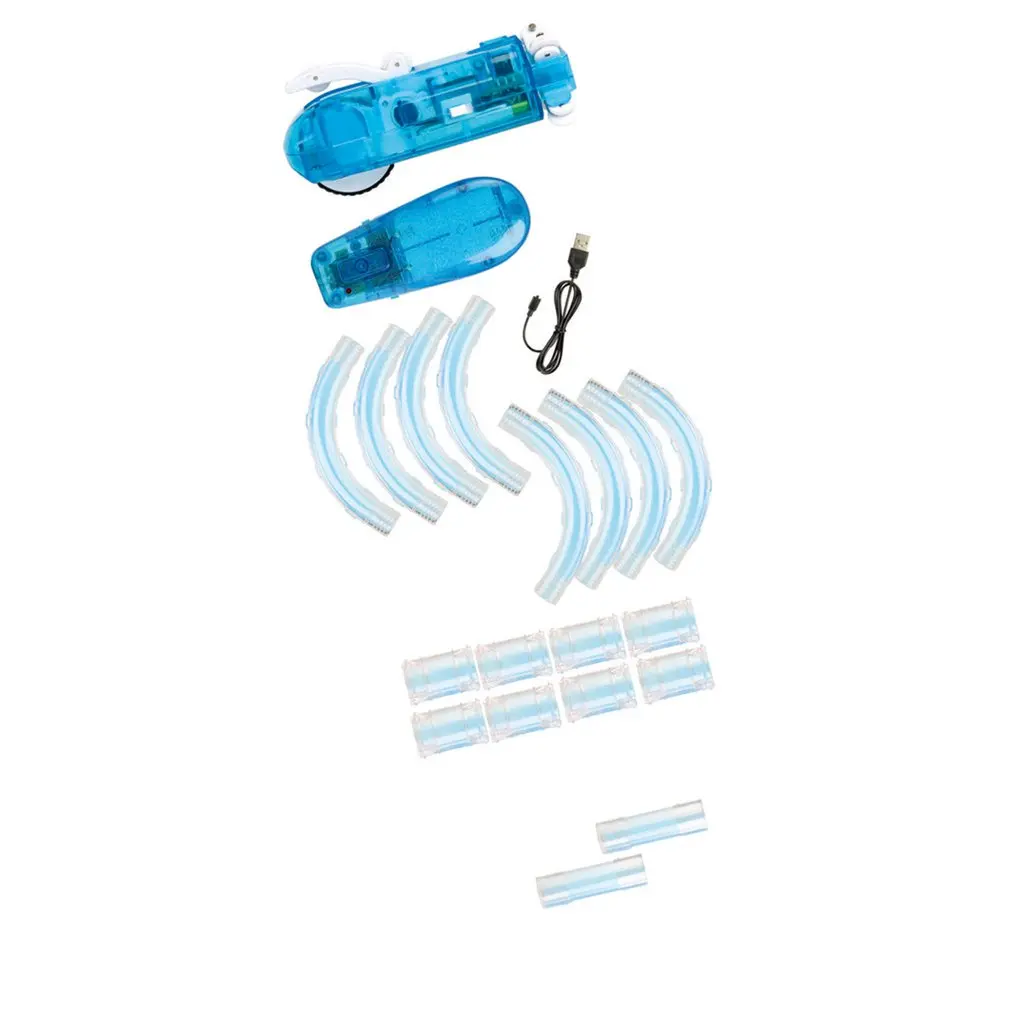 

RC Car Toy Kids Pipes Racing Trucks Remote Control Speed Pipes Racing Track Car Toys Flash Light Tube Set Car Toys