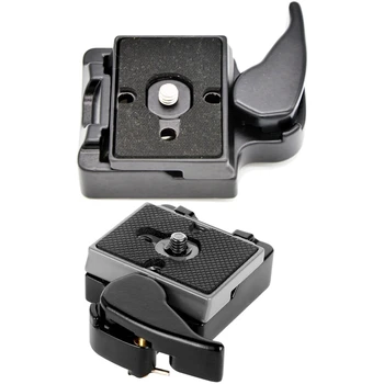 

1Pcs 323 Quick Release Clamp Adapter for Camera Tripod & 1Pcs Black Camera 323 Quick Release Plate with Special Adapter