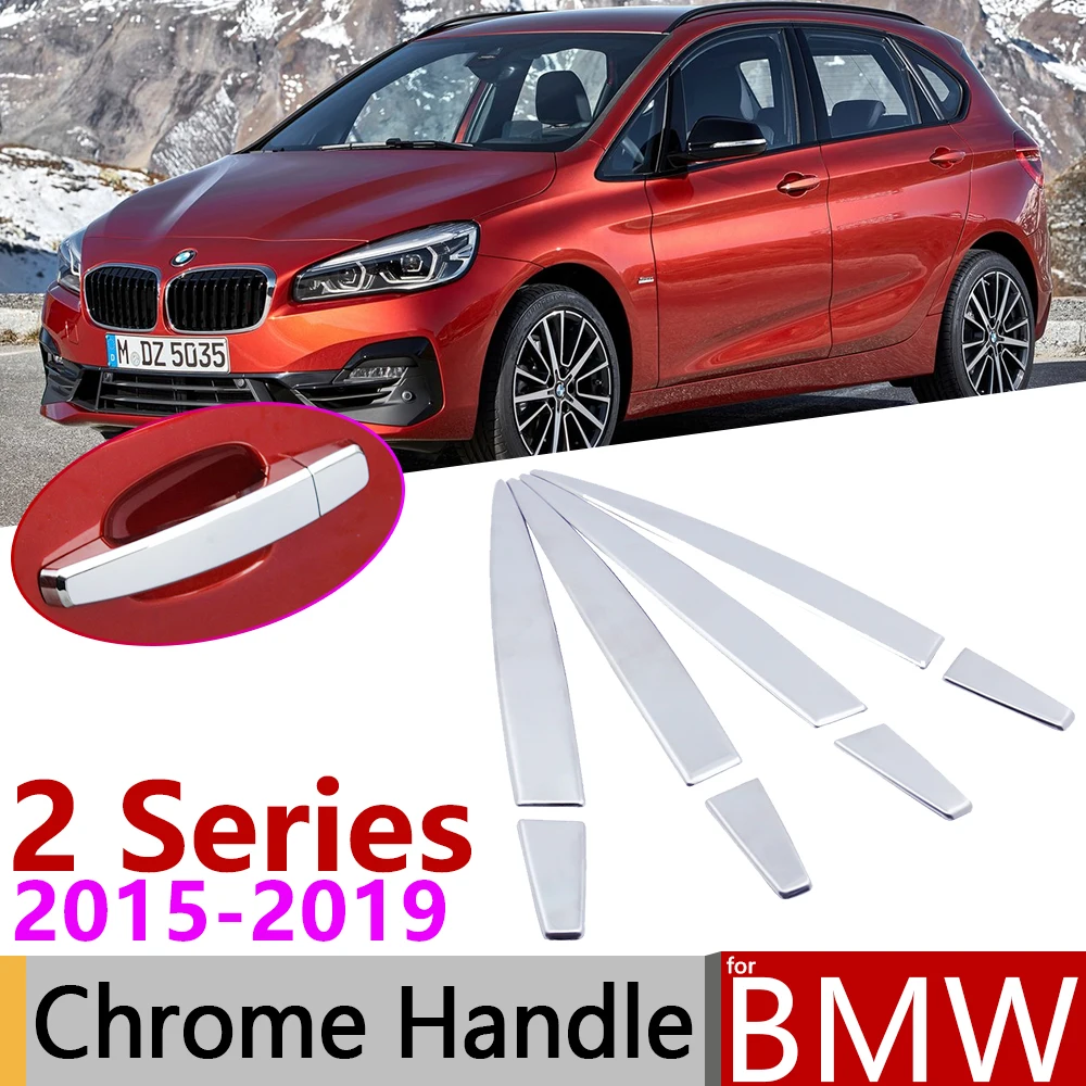 Для BMW 2 серии F45 F46 Active Tourer Gran 2015 ~ 2019 хромированные дверные ручки крышки