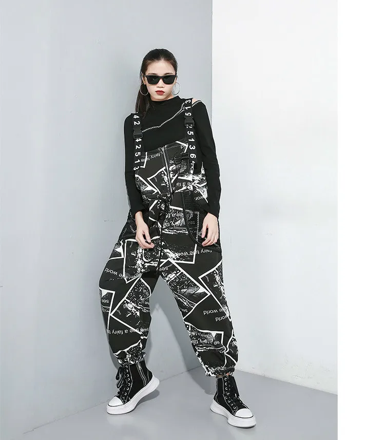Max LuLu осенние модные роскошные корейские камуфляжные брюки женские панк уличная женская костюм с сеткой винтажные печатные свободные брюки