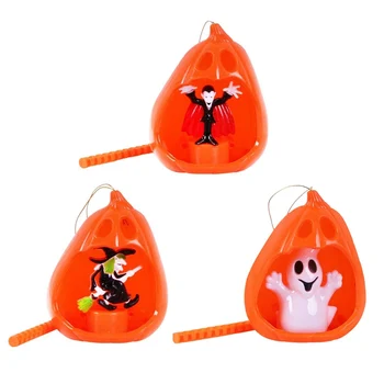 

3PCS Assorted Styles Halloween Ghost Pumpkin LED String Lights Lamps with Handle Music for Kids Home Party Decoration Supplies