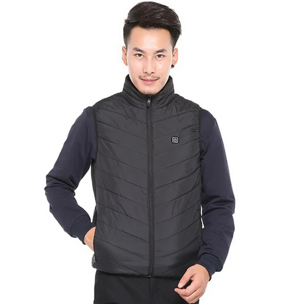 

Men's Electric Heater Heating Vest USB Security Intelligent Thermostat Electric Vest Constant Temperature Winter Warm Vest