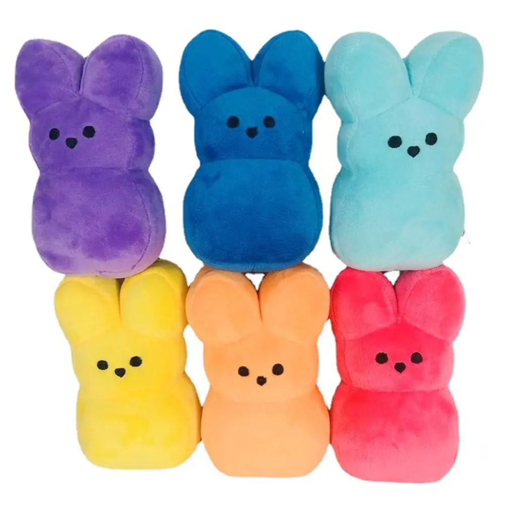15 см плюшевый кролик Peeps пасхальные игрушки имитация мягкого животного кукла для
