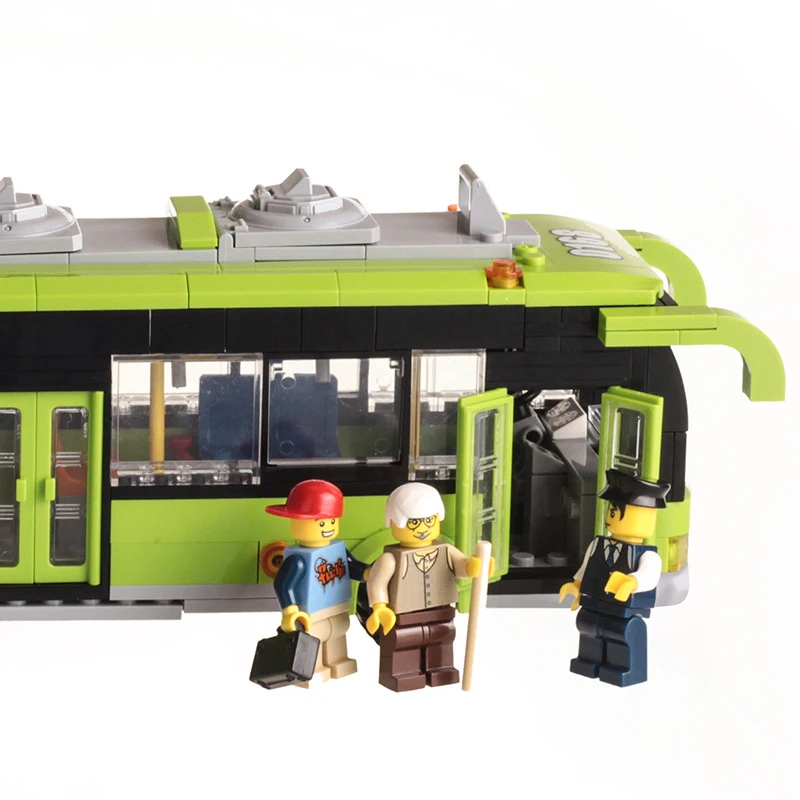 418 шт городской автобусной станции строительные блоки наборы Обучающие кирпичи экшн детские игрушечные фигурки