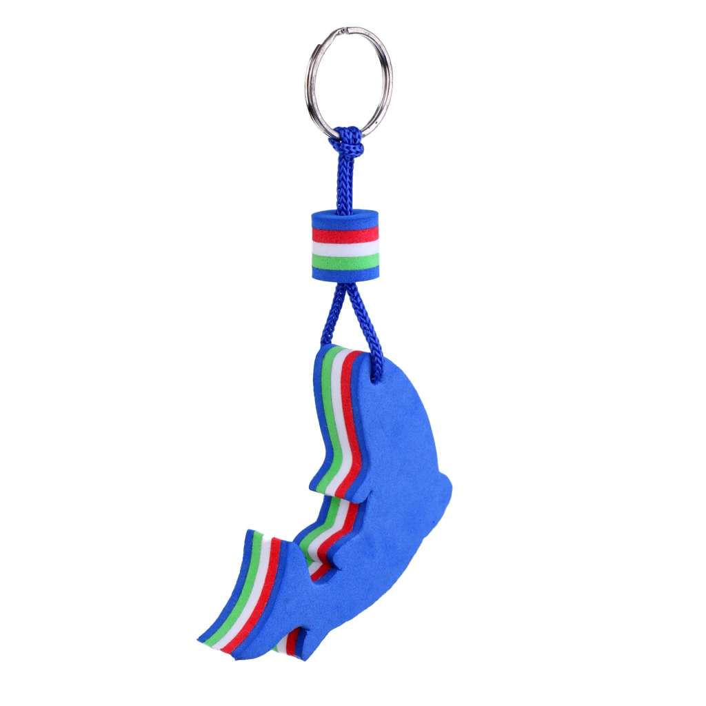 Yachting Boating Floating Key Chain Key Ring -Anchor Rudder Surfboard Dol Floating Key Ring for Kayak Fishing Boat