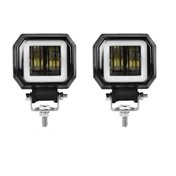 

Round/ Square LED work light 12V Car Auto SUV ATV 4WD 4X4 Offroad LED Driving Fog Lamp Waterproof Motorcycle Truck spotlight