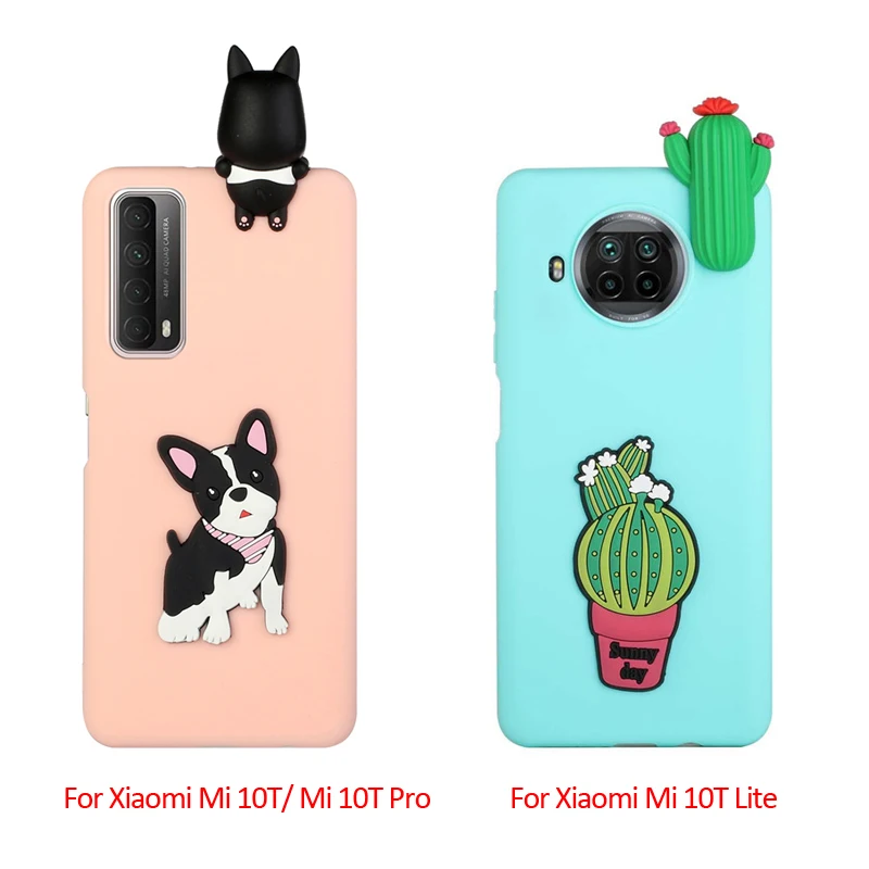 Cute 3D Panda Unicorn Cat Puppy TPU Case For Funda Xiaomi Mi10t Lite Soft  Cartoon Cover For Xiaomi Mi 10t Pro Case Girl Child - AliExpress