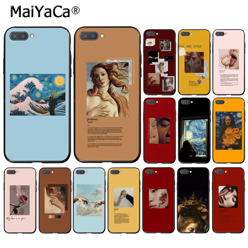 MaiYaCa прекрасное искусство эстетика Ван Гога Мона Лиза Картина чехол для телефона
