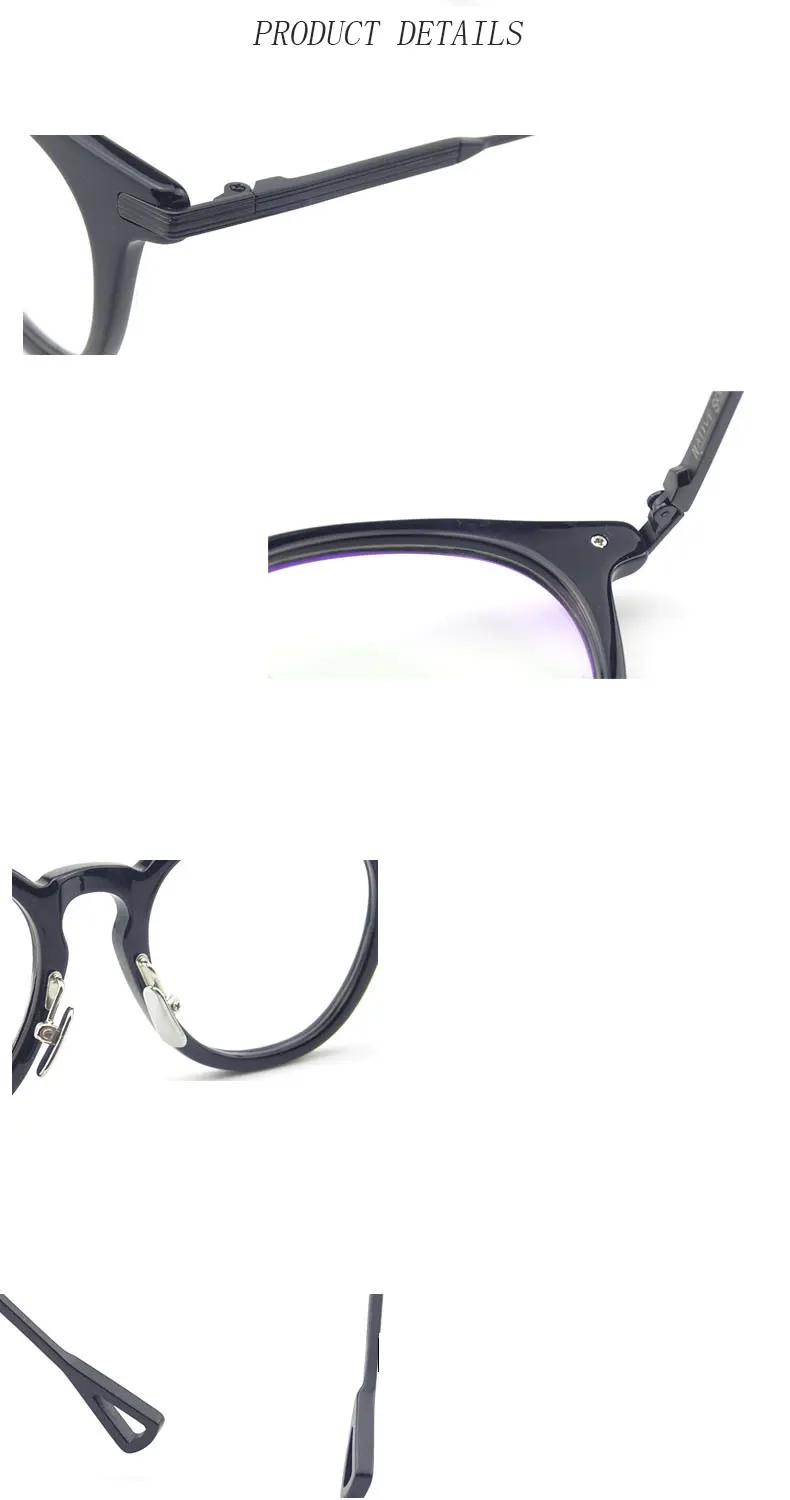 Reven Jate 4919 Модные мужские очки Сверхлегкая рама-взвешенная Гибкая IP электронная пластинчатый Металл Материал обода очки