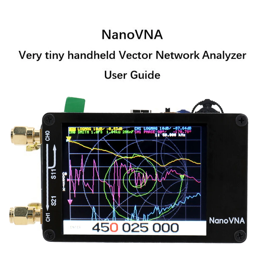 NanoVNA векторный сетевой анализатор антенна анализатор коротковолновой MF ВЧ ОВЧ UHF