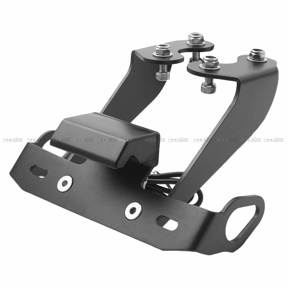 Tail Tidy License Number Plate Holder For Yamaha MT-09 FZ-09 2017 2018 2019 2020 Fender Eliminator Mount Bracket LED Light MT09 |