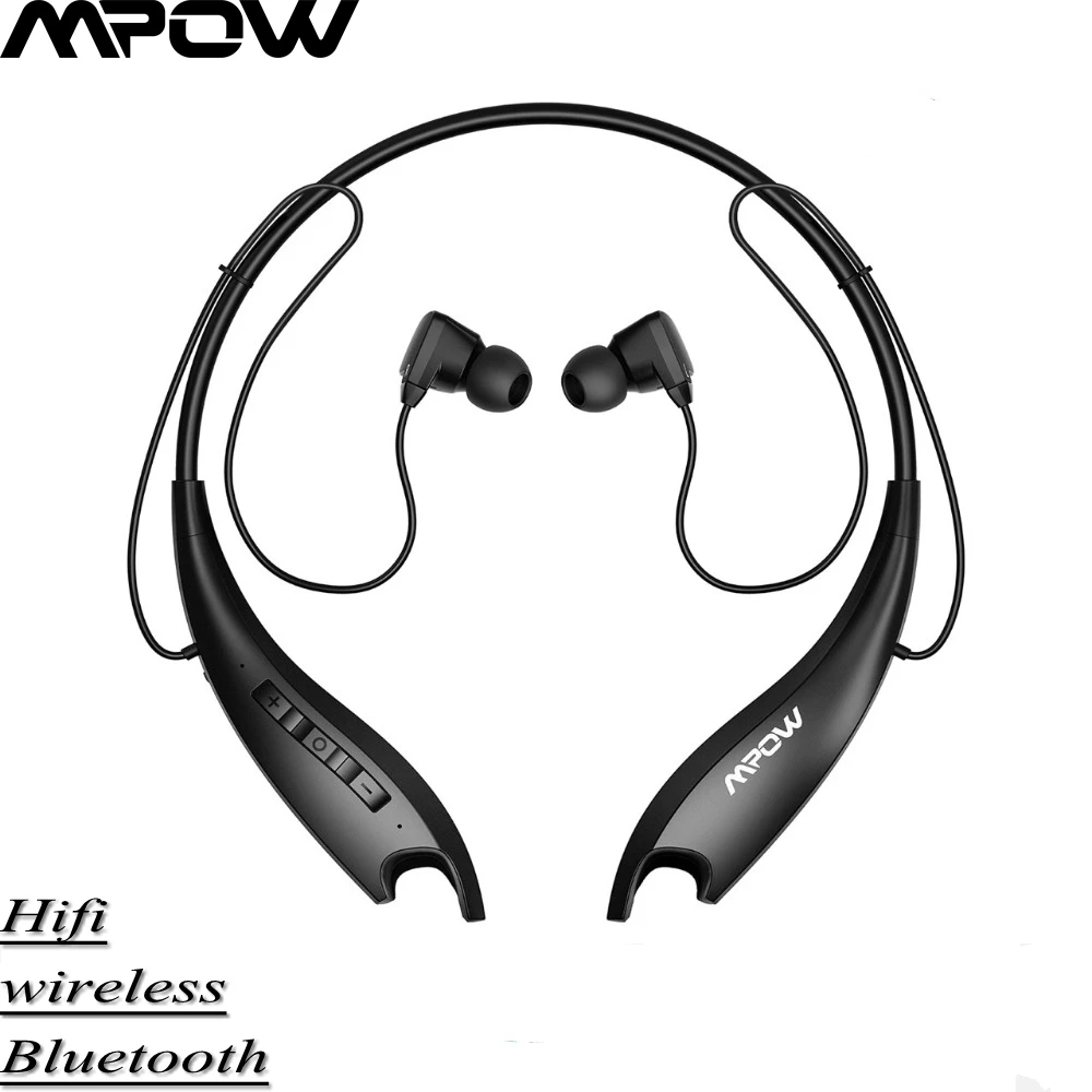 Mpow Jaws 5Gen Bluetooth 5,0 наушники с микрофоном кристально чистые 18H ультра длительный срок службы батареи HiFi стерео спортивные наушники