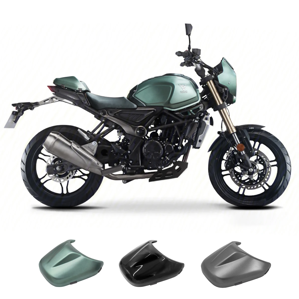 Motorcycle Modification Rear Seat Cushion Fairing Cowl Passenger Cover for VOGE 300AC GPX MAD300