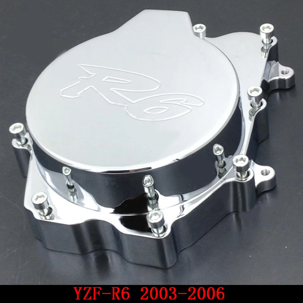 Подходит для Yamaha YZFR6 YZF R6 2003 2004 2005 2006 YZFR6S R6S крышка статора двигателя мотоцикла