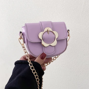 

New Original Design Fashion Flower Saddle Bag Shoulder Bag & Elegant Chain Crossbody Bag Width 13cm Height 11cm Thickness 4cm