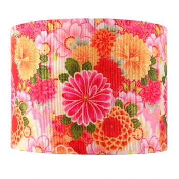 

David accessories 50Y 75mm Horse Fruit Grosgrain Ribbon Packing Material DIY Bow Craft Decor Wedding Party Gift,50Yc10017