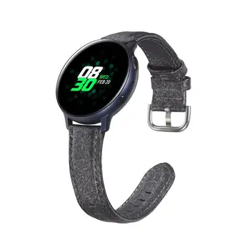 

Leather Strap For Samsung Galaxy Watch 42mm 46mm Bands Genuine Leather Wristband Replacement for Galaxy Watch Active Galaxy