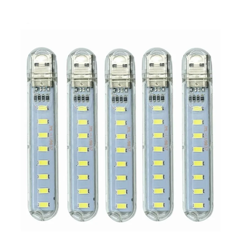 3 светодиода 8 светодиодов мини USB светильник для книг SMD 5730 настольная лампа