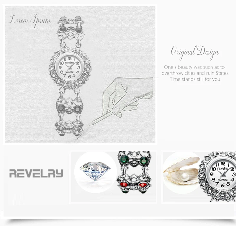Luxury Brand Ladies Watches Women Antique Silver Bracelet Watch Fashion Casual Female Wristwatch Rhinestone Simple Jewelry