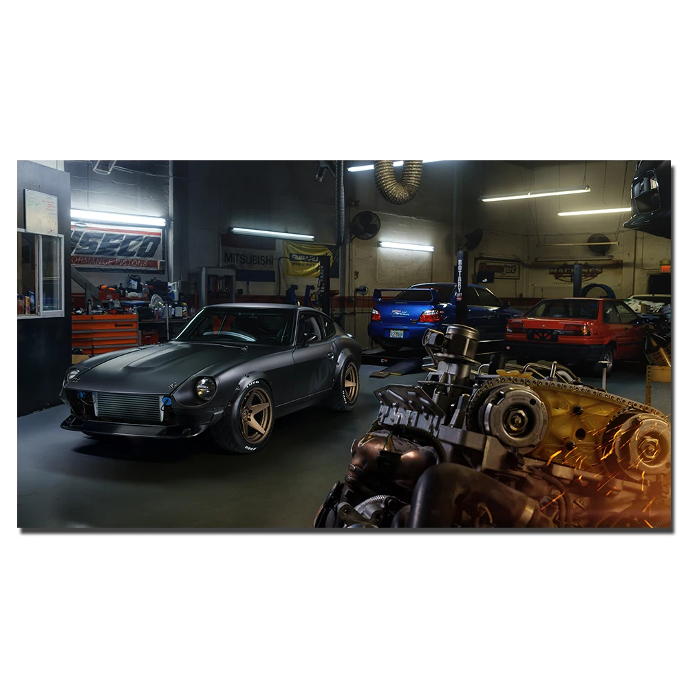 Nissan S30 Классические автомобильные обои плакаты и принты Настенная живопись на