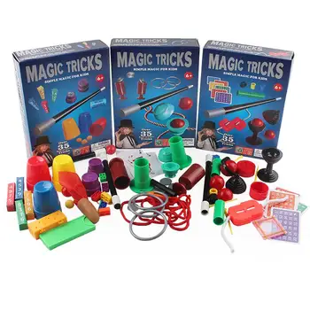 

Magic Set for Kids Magic Tricks Toys Magic Props Beginners Performance Show Supplies with Instructions