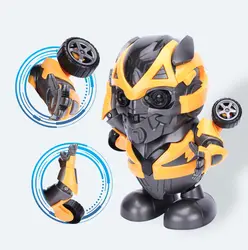 Shakeable Bumblebee DanceToy крутая волна музыка преобразования электрическая детская модель танцевальная музыка Moive супергерой детские подарки