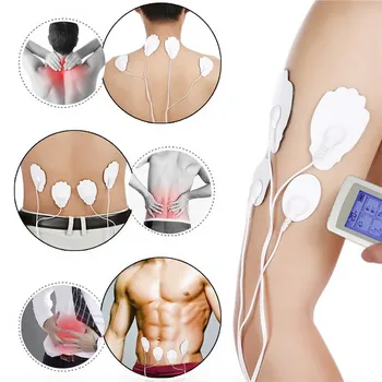 

New Electrode Body Health Care Tens Acupuncture Electric Therapy Massager Meridian Physiotherapy Massager EMS Apparatus