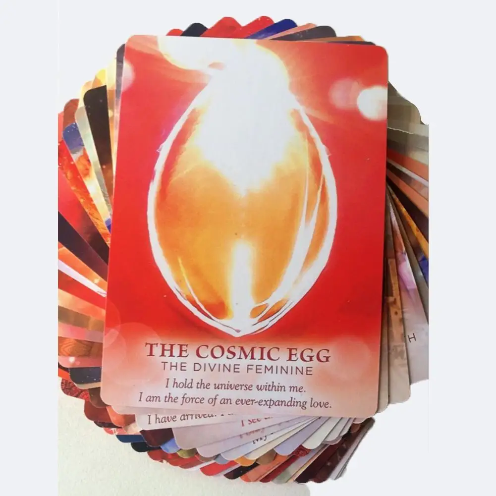 53pieces English The Divine Feminine Oracle Tarot Cards Game Deck Board Game For Party Playing Card Table Games Entertainment