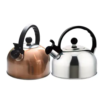 

Whistling Kettle Whistling Tea Pot For Gas Stove 2.5L Stainless Steel Whistle Tea Kettle Water Bottle For Induction Cookers