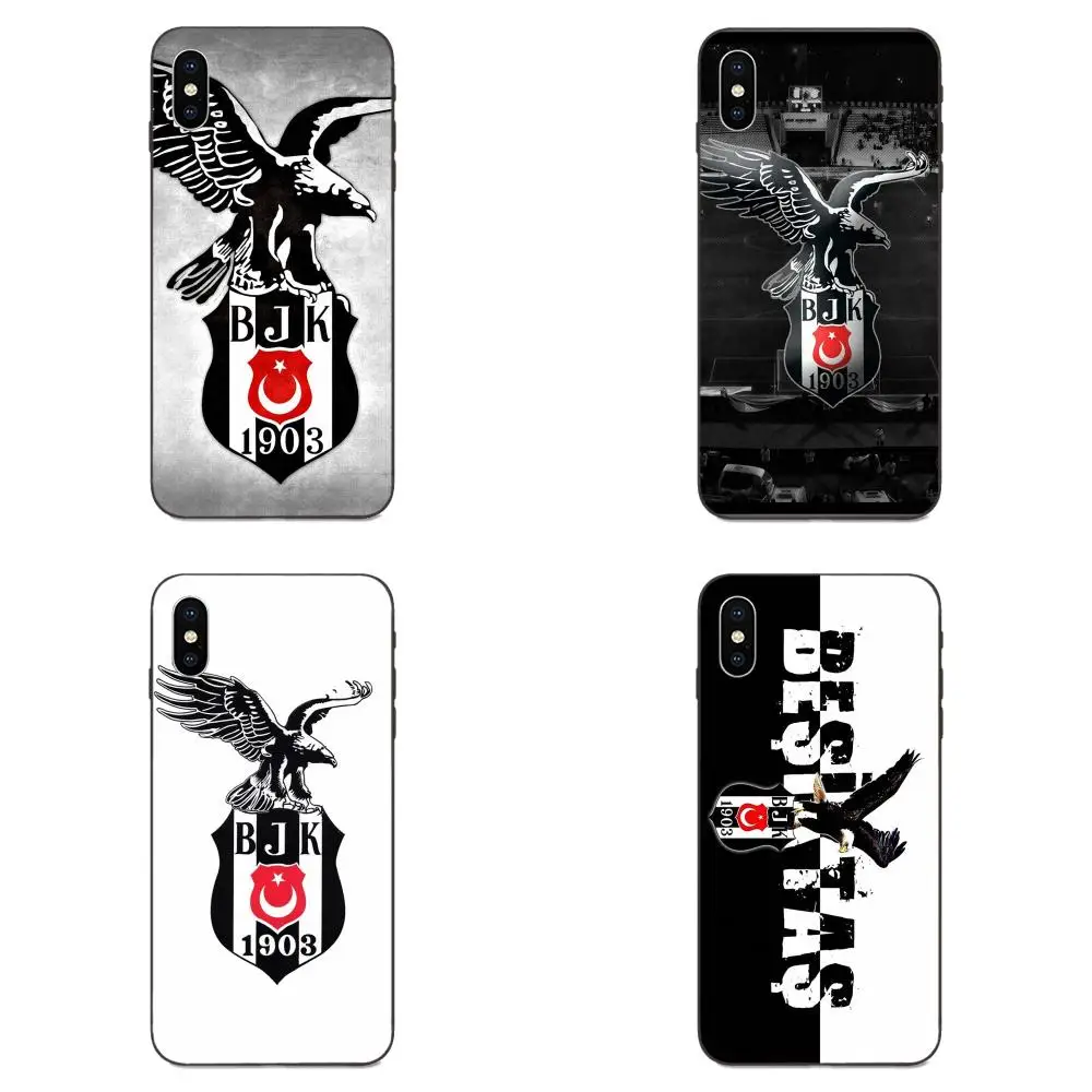 ТПУ защитный чехол для Apple iPhone 4 4S 5 5S SE 6 6S 7 8 Plus X XS Max XR новейший Besiktas + Ataturk черный |