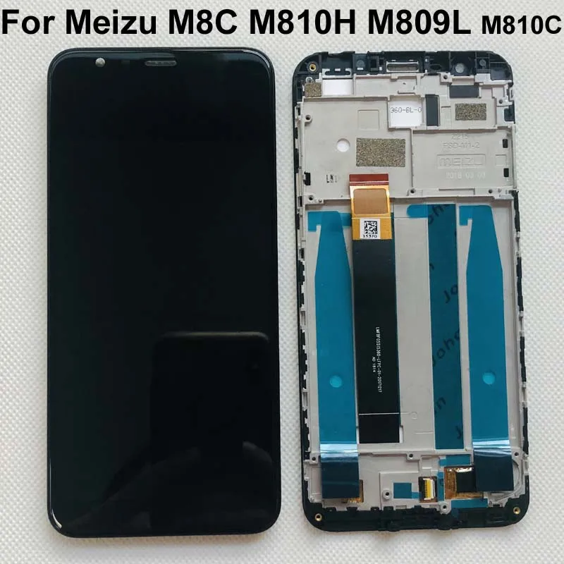 Оригинальный протестированный новый для 5,45 "Meizu M8C 8C M810H M809L ЖК экран с рамкой + сенсорная панель дигитайзер для Meizu M8C дисплей|Экраны для мобильных телефонов| | АлиЭкспресс