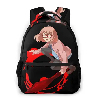 

Fuyukai Desu New Pattern knapsack kyoukai no kanata Teens Books Backpack
