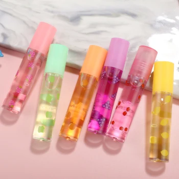 

Transparent Fruit Nutritious Lip Gloss Temperature Change Color Peach Lipstick Moisturizing Lip Gloss Lips Nutritious Oil TSLM2