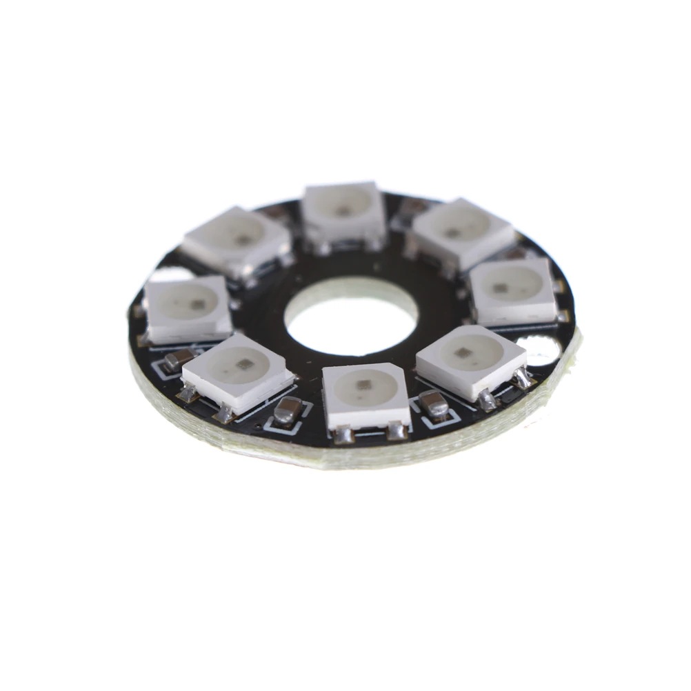 

RGB LED Ring 8 Bits LEDs WS2812 5050 RGB LED Ring Lamp Light With Integrated Drivers For Arduino Diy Kit