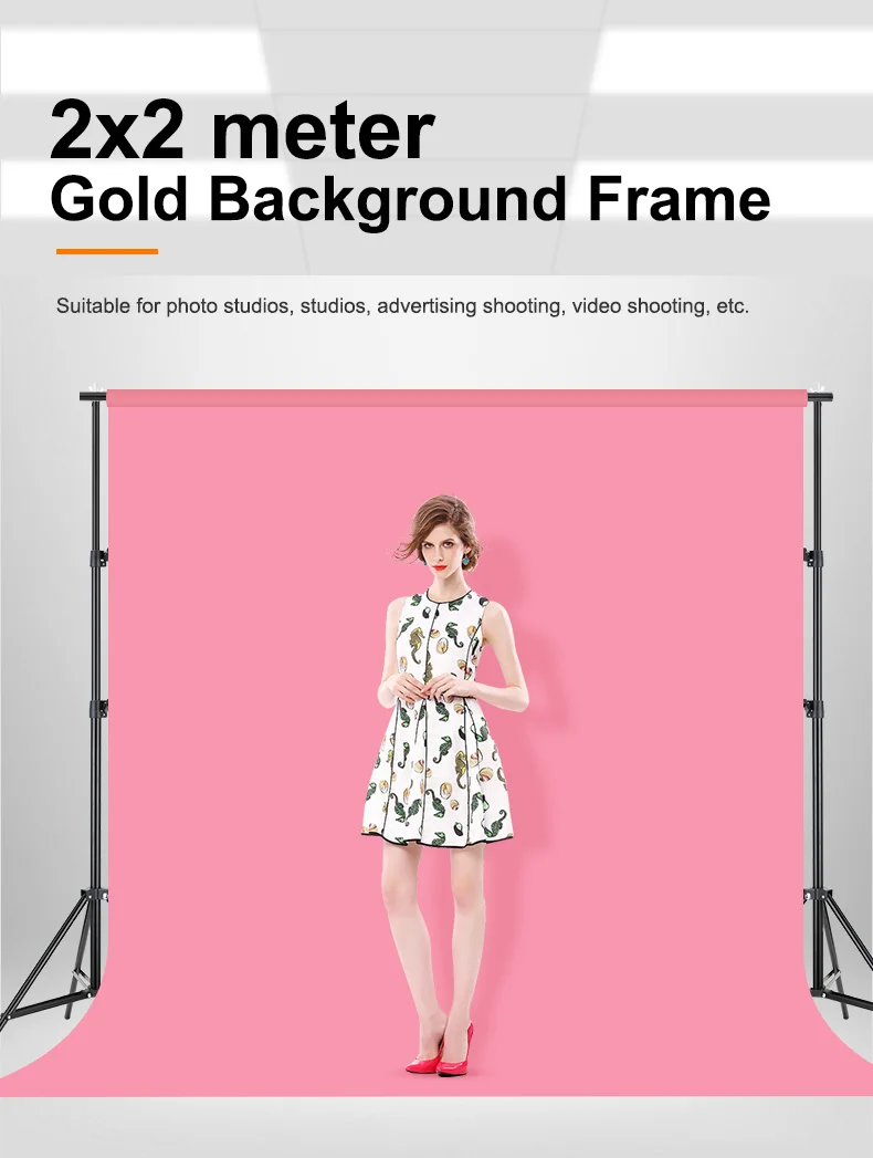 Tripod 2M Photography Background Backdrop Stand Support Picture Canvas Frame For