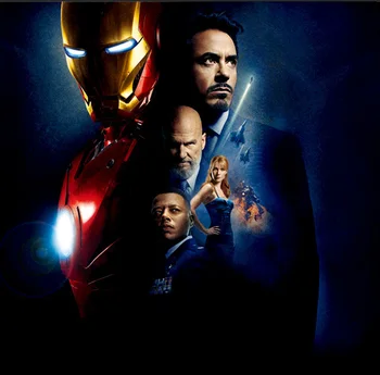 

8x8FT Super Hero Iron Man Mark Pepper War Machine Blue Avengers Custom Photography Studio Backgrounds Backdrops Vinyl 2.4x2.4m