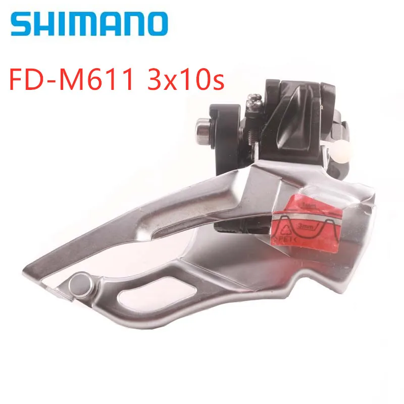 SHIMANO Deore FD-M611 Зажим 34,9 мм передний переключатель MTB велосипед горный велосипед части для 3x10S 30S скорость