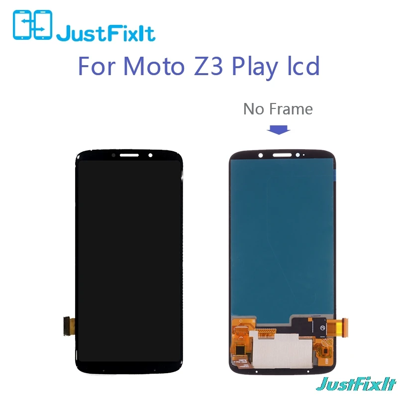 Для Moto Z3 Play lcd Z3 Play XT1929 дисплей для Moto Z3 Play дисплей ЖК-экран сенсорный дигитайзер сборка протестированный ЖК-экран