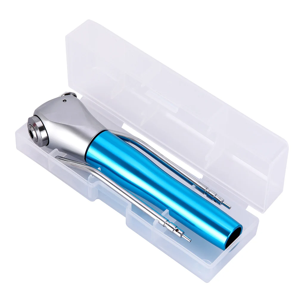 Light Blue Стоматологический тройной 3 способ воздушный спрей для воды шприцы наконечники с 2 насадками стоматологическое кресло ручной хвостовик пистолет стоматологический лабораторный инструмент 3 цвета - Цвет: Light Blue