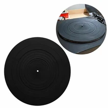 Плоские антивибрационные антистатические силиконовые уменьшают шок круглый фонограф диск Вращающийся LP проигрыватель записывающая площадка проигрыватель Замена