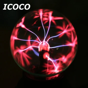 

ICOCO plasma ball USB Sphere Light Magic Crystal Lamp Desktop Lightning Christmas Party Touch Sensitive Lights Electrostatic