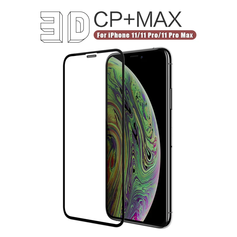 For iPhone 11 Pro Max Glass 6.7 NILLKIN 3D MAX Protective Screen Protector For iPhone 11 Glass Tempered Glass for iPhone 11 Pro