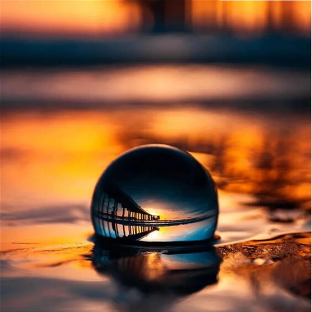 60mm 80mm Photography Crystal Lens Ball Asian Quartz Clear Magic Glass Ball w Portable Bag for Photo Shooting (10)