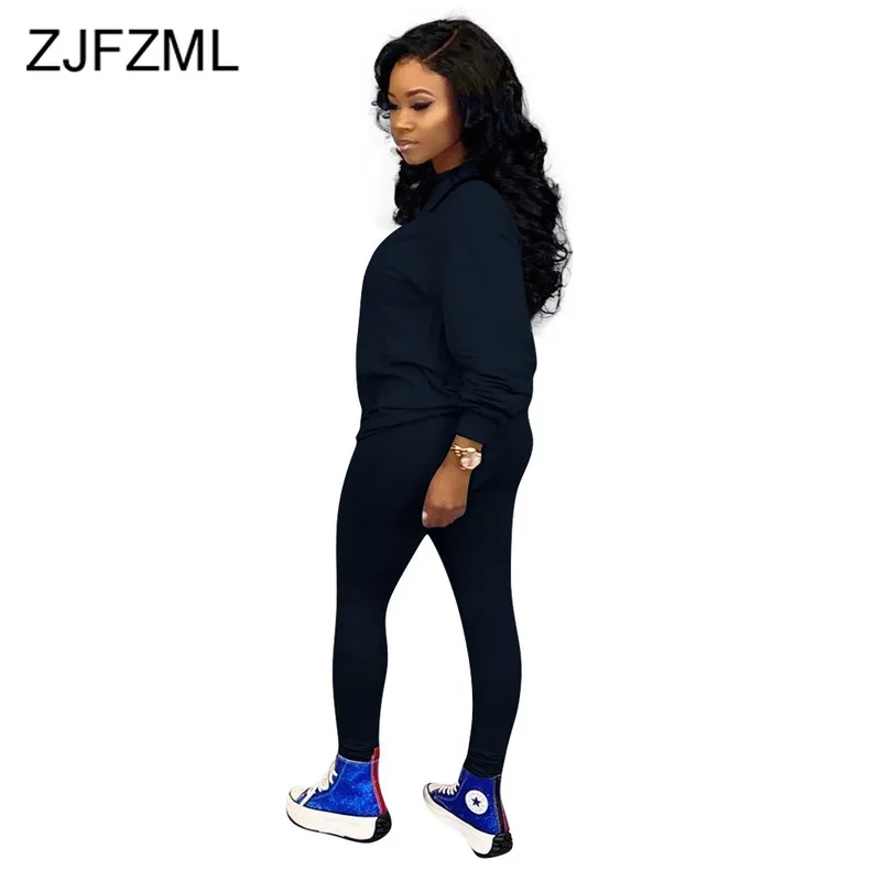 

Neon Solid Causal 2 Piece Sweatsuit Outfit Women Clothes O Neck Full Sleeeve T Shirts and Long Pants Plus Size Two Pieces Set
